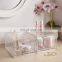Stackable Plastic Storage Drawers Cosmetics Organizer Storage Box