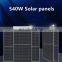 china cheap black home 540w stock solar panels solar equipment panel system price monocrystalline solar panel for roof