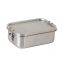 Wholesale Stainless Steel Rectangle Food Storage Containers Leak proof Lunch Box with Lid