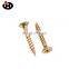 Hot Sale  JINGHONG Self Tapping Flat Wood Screw Color Zinc