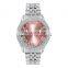 Hip Hop Women Bling Luxury Wrist Watch Full Iced Out Quartz Female Watch Smaller Size Bling Watches bangle set