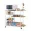 Newest New Arrival 3 Tier Metal Mesh Storage Kitchen Trolley Organizer Cart
