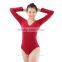 (2154) long sleeve adult gymnastics leotards