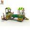 HDPE Amusement Park Playsets Modular Wooden Slide Outdoor Playground Kids Equipment