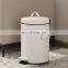 Modern Round Soft Closing Pedal Garbage Bin Waste Liner 5L Dustbin Heavt Duty Stainless Steel With Lid Trash Can