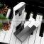 Piano 15000mah led power bank portable charger for smartphone
