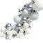 Cross Border Silver 4D Foil Balloons+White Latex Balloon+ Confetti Balloon Arch Set Party Wedding Decoration Party