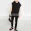 New Style Men's Blank Pullover Black Sleeveless Hoodies