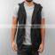 2016 OEM Fashionable Mens Gray Hooded Vest