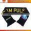 knitted jacquard promotional football fans scarf sport scarf