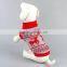 Wholesale Promotional gift pets dog sweater knitted christmas pets dog clothes