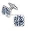 wholesale price custom pattern metal magnetic cufflinks 1612