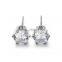 Bulk Wholesale Costume Jewelry Round Heart Square Shape Zircon Earrings Sets