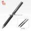 Promotional carbon fiber black metal roller and ball pen for business gift set