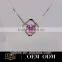 Pendant with Simple design 14K white gold diamond quantum boxing glove pendant