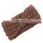 Logo Custom Available Soft Plain Acrylic Bowknot Style Girls Crochet Headband
