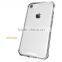 360 full covered Transparent acrylic anti fall protective tpu+pc phone case for iphone 7