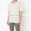 Summer men short sleeve o neck faded cotton blank t-shirts