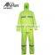 Green Military Rainsuits With Gray Reflect Bands Of Excellent Quality