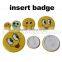 Hot Sale 44mm Round Pin button badge material