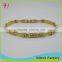 Copper/brass fashion 22k gold covering jewellery bangles