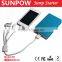 SUNPOW car power booster battery chargers car jump starter 6000mah