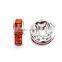 Silver Plated Hyacinth Color #236 Rhinestone Jewelry Rondelle Spacer Beads Variation Color and Size 4mm/6mm/8mm/10mm
