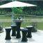 Outdoor Garden Furniture Terrace Cafe Table and Chairs                        
                                                Quality Choice