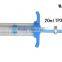 WJ208 H Type 10ml and 20ml TPX Adjustable Plastic Steel Syringe injector