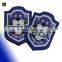 High class quality woven patch for soccer jacket