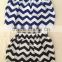 In stock item!wholesale boutique baby clothes 100% cotton chevron skirt