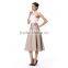 girls summer clothing grey with button design skirts in Guangzhou