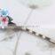 newest fake flowers bun hair pins hair clip