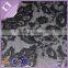 2014 New arrival flower fabric high quality elastic mesh fabric satin fabric