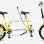 20 Inch Folding Tandem Bike / Single Speed Tandem Bicycle