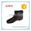 Women Fashion Short Ankle Sole Black Rubber Non Slip Rain shoes