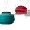 Unique Suspension Lamps Green white Red Colors with 3*E27 for Dinning Rooms