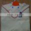 baby hooded towel with embroidered logo 100%cotton terry bath towel for baby soft little monkey design -1
