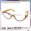 Cat eye style pattern plastic optical glasses