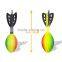 outdoor sports pu soft toy rocket with hard tail