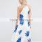OEM Manufacturer Summer Elegant Full Midi Dress In Bright Floral Print