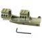 Funpowerland Hot Sell High QualityTan color 25.4mm Dual Ring Cantilever Heavy Duty Scope Mount Picatinny/Weaver Rail