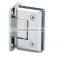 Hinged door with 3/8" thick glass shower door