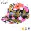 flower snapback cap custom floral fabric snapback cap