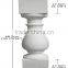 Polystyrene High Quality beautiful PU decorative cheap balustrade