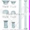 2015 High Quality Good price beautiful new modern luxury decorative PU Roman Columns