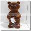 Vivid look artificial moss animal topiary animal lovely bear with best price