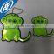 Monkey shape pvc reflective safety car key accessories