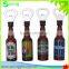 New liquid insert opener custom beer bottle shape bottle opener with magnet Fridge sticker
