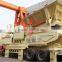 Stone mobile crusher,mobile jaw crushing plant,wheel type jaw crusher